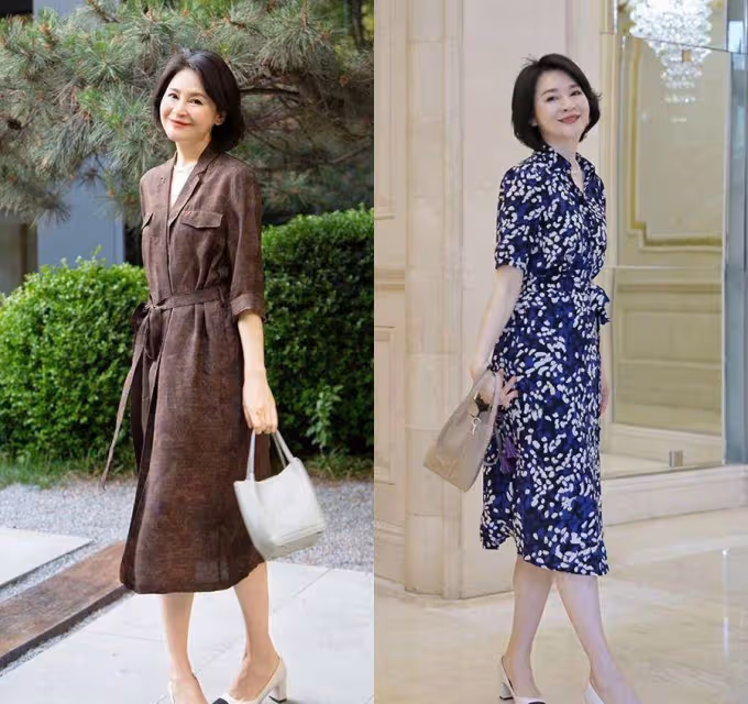 今夏火了一種裙子,叫「桑蠶絲裙」!優雅高貴,50、60歲更女人味