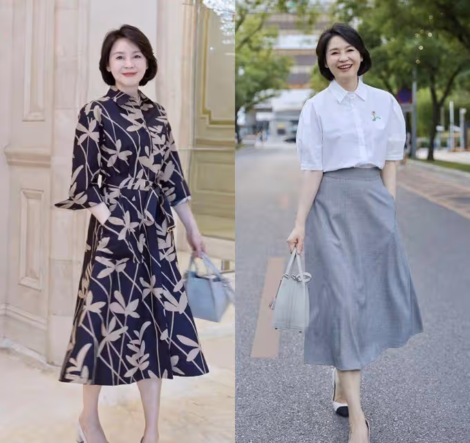今夏火了一種裙子,叫「桑蠶絲裙」!優雅高貴,50、60歲更女人味