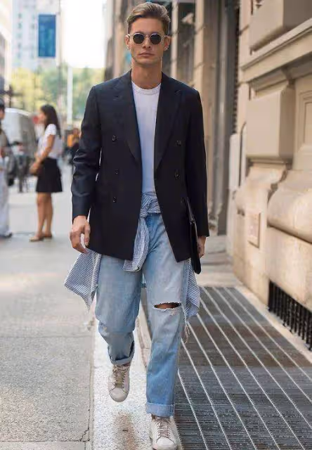 中年男人,穿牛仔褲搭什麼衣服?配什麼鞋子?一份完整的穿搭乾貨