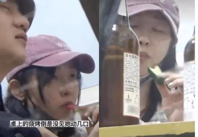 39歲白百何女神形象崩塌:頭髮油膩戴帽掩蓋,飯局挖鼻孔菸癮超大