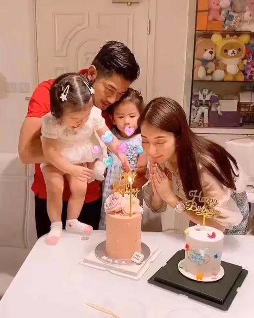 香港天王一家外出吃飯,女兒正面照罕見曝光,網友大讚是個小美女
