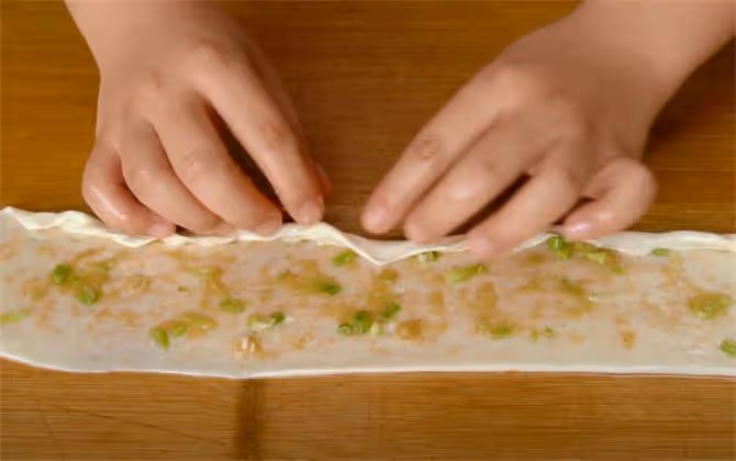 油旋餅做法,只要學會2個秘訣,保證酥脆又多層,小孩子超愛吃
