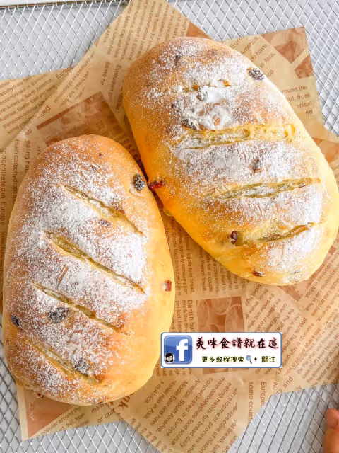 免揉蔓越莓麵包,零失敗一吃成功鬆軟好吃㊙️㊙️
