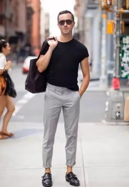 男士短袖T恤的10種搭配風格,你喜歡那一種?