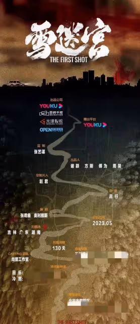 王子奇新劇《雪迷宮》開機,陣容強大,與大咖張藝謀黃景瑜合作