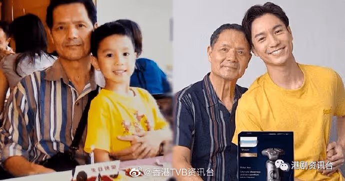 71歲吳大強零變化!吳偉豪分享父子20年前後對比合照