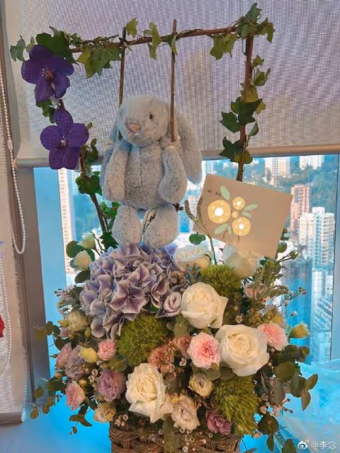 恭喜！38歲李念宣布誕下三胎，寶寶可愛像富豪老爸，性別引熱議