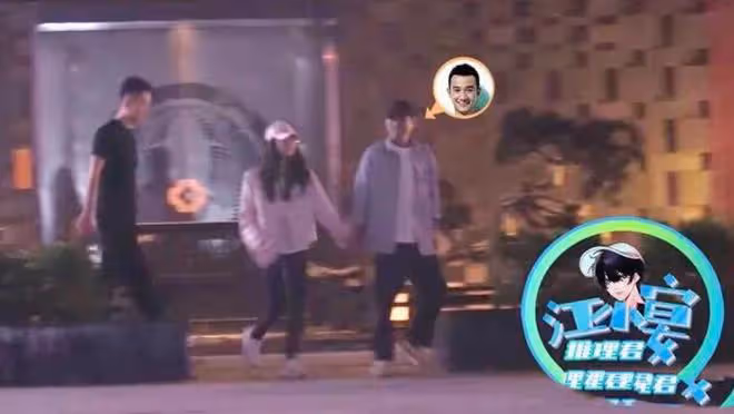 文章疑似和女友約會,兩人牽手摟肩舉止親密,女孩兒年輕貌美