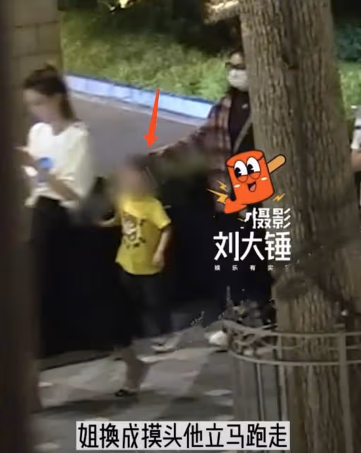 趙麗穎帶4歲兒子游迪士尼,想想疑似發脾氣,拒絕被媽媽牽手摸頭