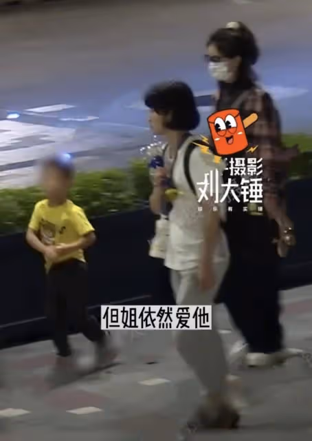 趙麗穎帶4歲兒子游迪士尼,想想疑似發脾氣,拒絕被媽媽牽手摸頭