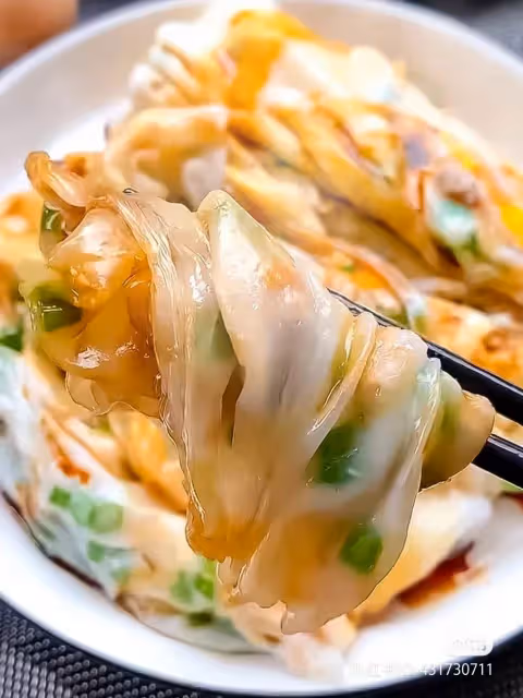 學會再也不用出去買,(自製腸粉)好吃到爆