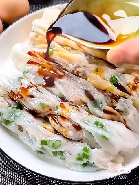 學會再也不用出去買,(自製腸粉)好吃到爆