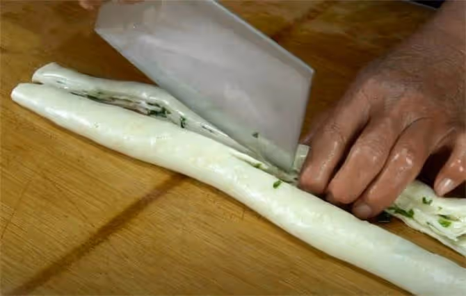 蔥花餅最好吃的做法,老奶奶獨家秘訣,步驟簡單詳細,40秒一張