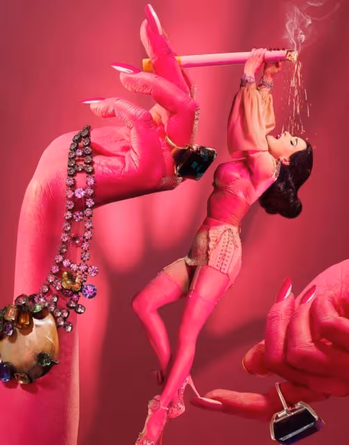 時尚舞娘蒂塔·萬提斯 (Dita Von Teese)的時尚大片