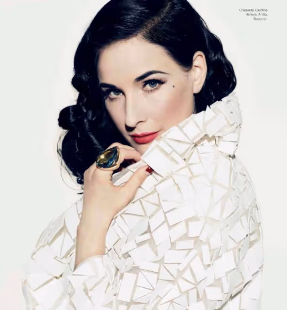 時尚舞娘蒂塔·萬提斯 (Dita Von Teese)的時尚大片