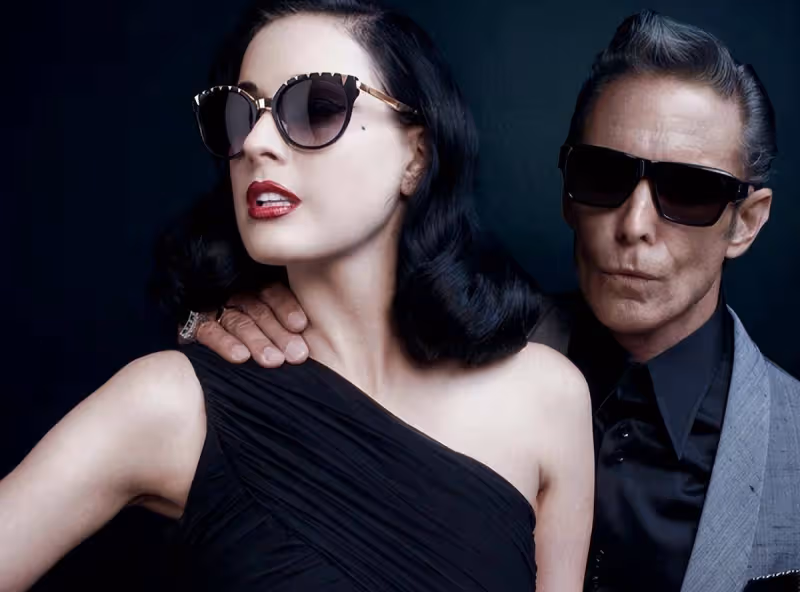 時尚舞娘蒂塔·萬提斯 (Dita Von Teese)的時尚大片