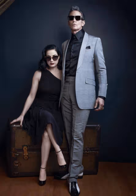 時尚舞娘蒂塔·萬提斯 (Dita Von Teese)的時尚大片