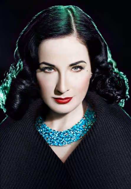 時尚舞娘蒂塔·萬提斯 (Dita Von Teese)的時尚大片