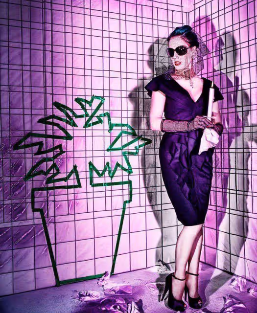 時尚舞娘蒂塔·萬提斯 (Dita Von Teese)的時尚大片
