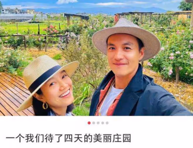 周一圍帶娃過六一，5歲女兒身材高挑氣質出眾，父女同行畫面溫馨