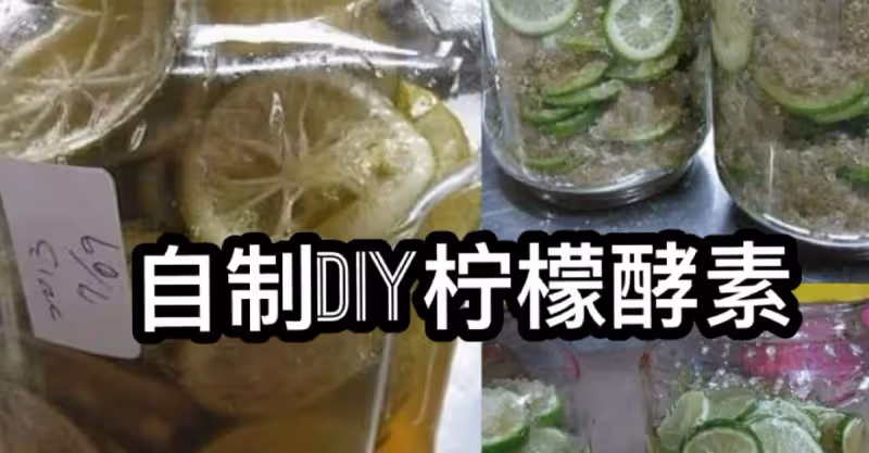 原來酵素那麼好！教你如何自製DIY檸檬酵素