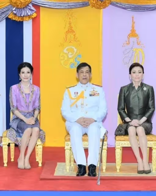 泰王為蘇提達慶祝45歲生日,合體去寺廟祈福,不見情人詩妮娜身影