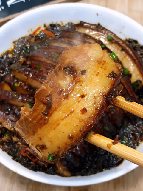 入口即化的梅菜扣肉!!