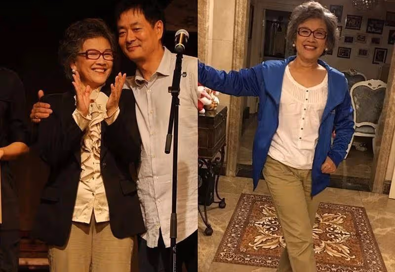 被宋春麗老年狀態驚艷:頭髮花白,衣裝簡約,氣質優雅又高級