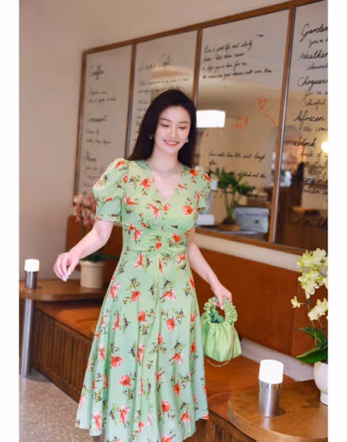 這才是「碎花裙」的正確穿法,它不僅高貴,而且優雅,誰戴上它都會很漂亮
