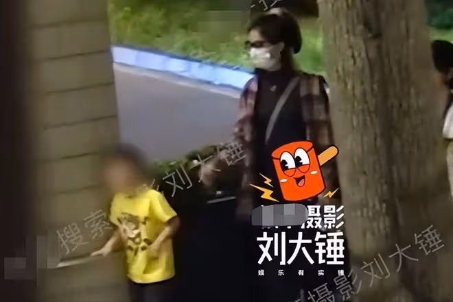 趙麗穎4歲兒子露面，活潑好動抗拒母親，港媒曝其與馮紹峰已復婚