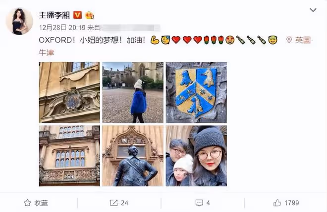 李湘激動恭喜女兒獲獎學金,金額相當可觀,王詩齡曾一幅畫賣12萬