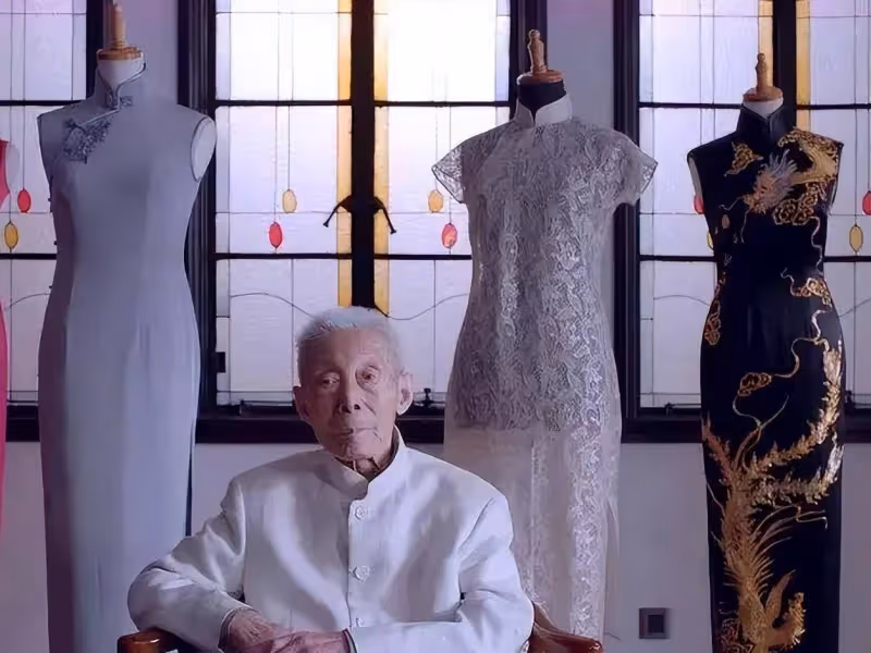 86年做5000多件旗袍，褚宏生：穿旗袍的人不能太瘦，會顯得無趣