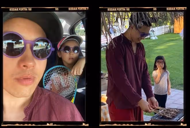 董璇高雲翔為女兒慶生,切蛋糕拍全家福,重現一家三口幸福時光
