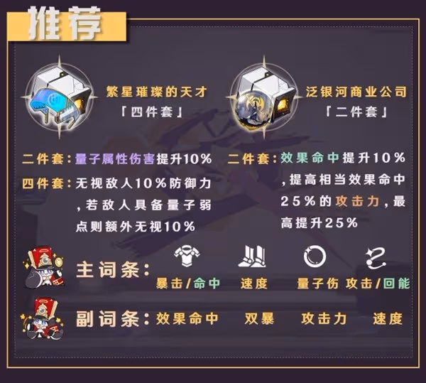 《崩壞:星穹鐵道》銀狼技能介紹及配裝推薦