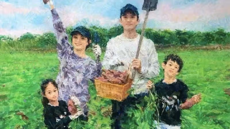 孫儷曬全家福慶祝結婚12周年，自曝帶娃是為修復童年，曾抗拒婚姻