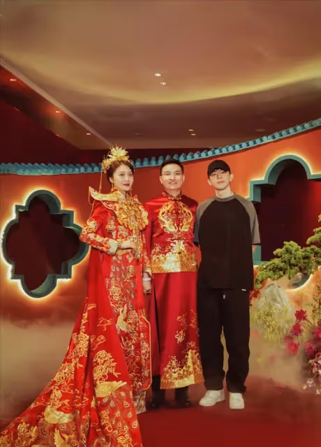 來自新娘的分享:結婚請來了鄧倫,你們的白月光男神!