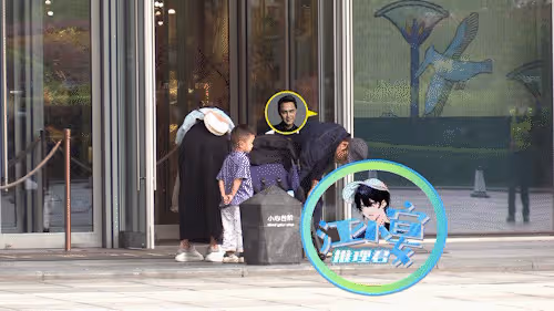 明道一家三口逛街被拍，老婆7個月孕肚超大，3歲兒子帥氣像爸爸