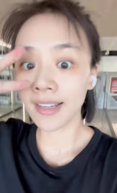 馬思純曬健身美照，全素顏出鏡顏值耐打，瘦身成功後又美又自信