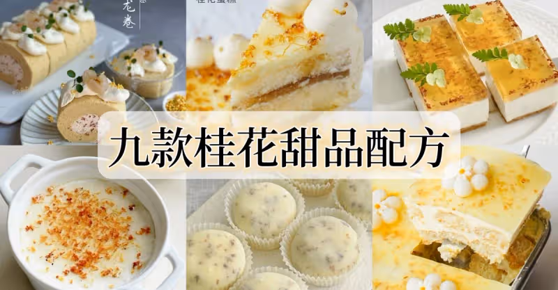 🌼【九款桂花香甜品食譜】又香又好吃