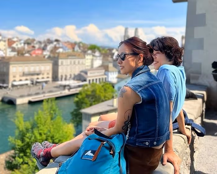 結婚10年依舊甜蜜,韓國女星和丈夫瑞士旅行,韓網友:二度蜜月?