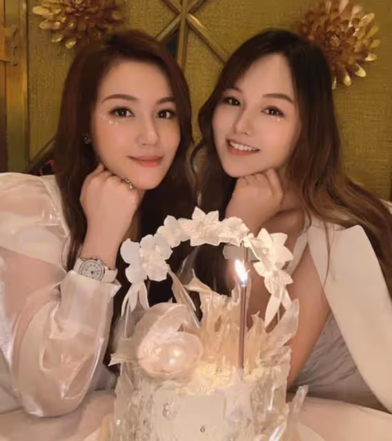 高顏值!TVB小花與雙胞胎妹妹齊過生日,五官精緻獲看好參選港姐