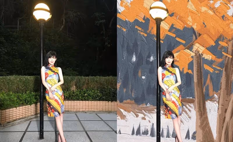周慧敏「凍齡身材」太牛了!兔年穿30年前舊旗袍,「馬蜂腰」搶鏡