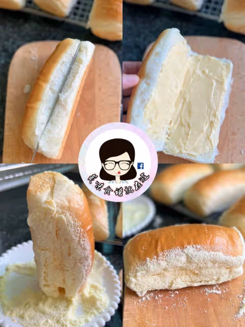 🍋超清新口感，檸檬乳酪麵包真的超級好吃