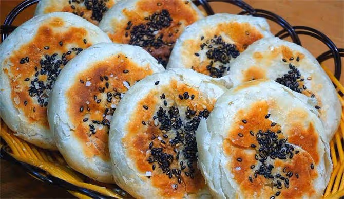 糖餅做法,不用烤箱不用豬油,皮酥層次多,小孩子最喜歡吃了