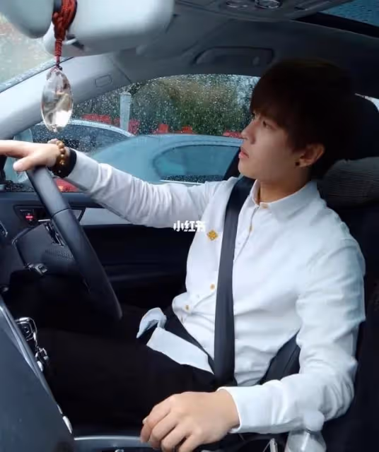 任嘉倫開suv老婆坐副駕駛，這幸福是別人無法享受的