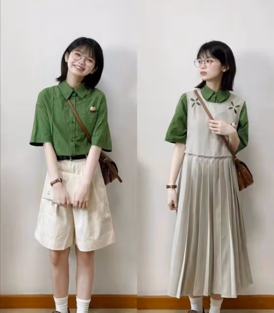 夏天衣服不要買太多,有T恤和襯衫就足夠,這些搭配真減齡