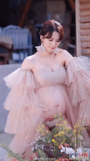 TVB女星懷孕8個月44吋巨肚!腰痛流汗抽筋睡眠超級差