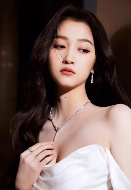 又被關曉彤美到了,一襲白色緞面一字肩長裙,溫柔又優雅!