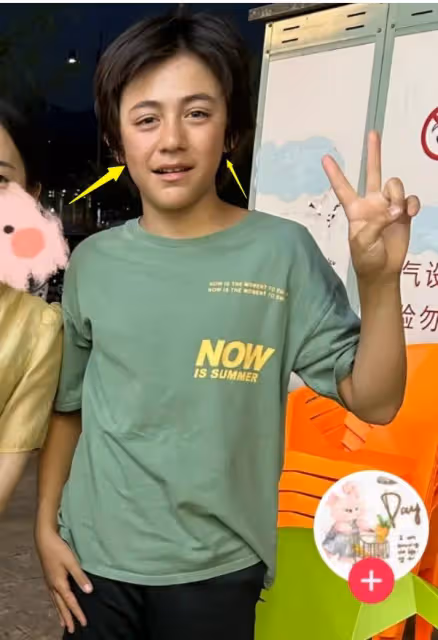劉燁兒女被偶遇,13歲諾一發福明顯、穿著奇異,11歲霓娜變漂亮!