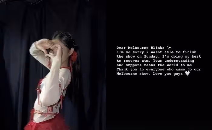 Jennie為演唱會中途離場道歉,卻陷入話題爭議,台詞被批太露骨?